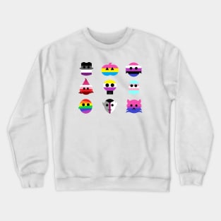 LGBTQ Pride: Halloween Friends Crewneck Sweatshirt